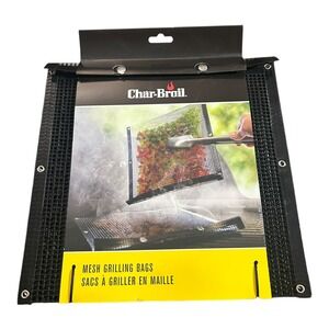 Char-Broil 2-Mesh Heatproof BBQ Grilling Bags - Vegetable Basket Bag
